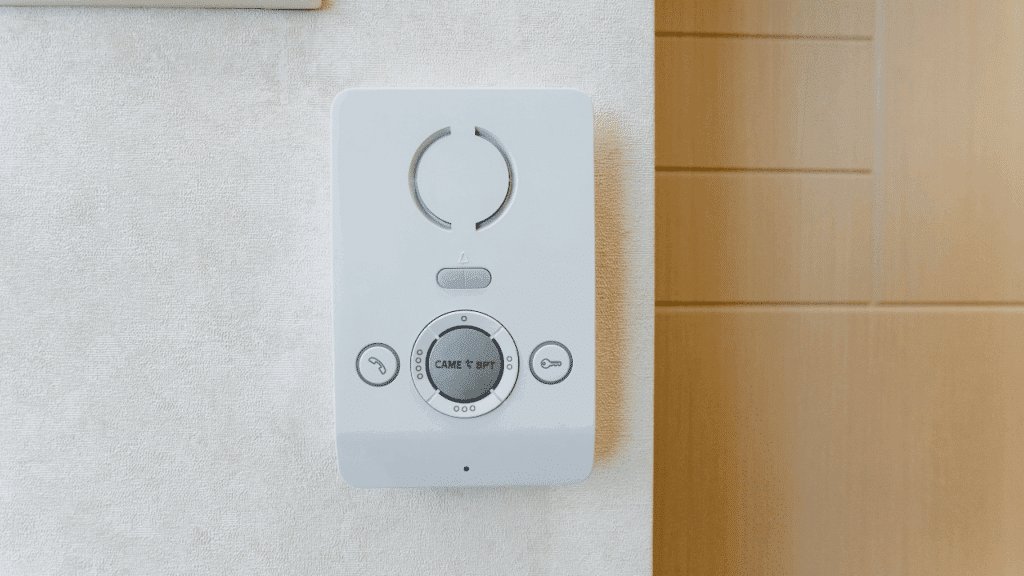 representação de um modelo de alarme residencial.
