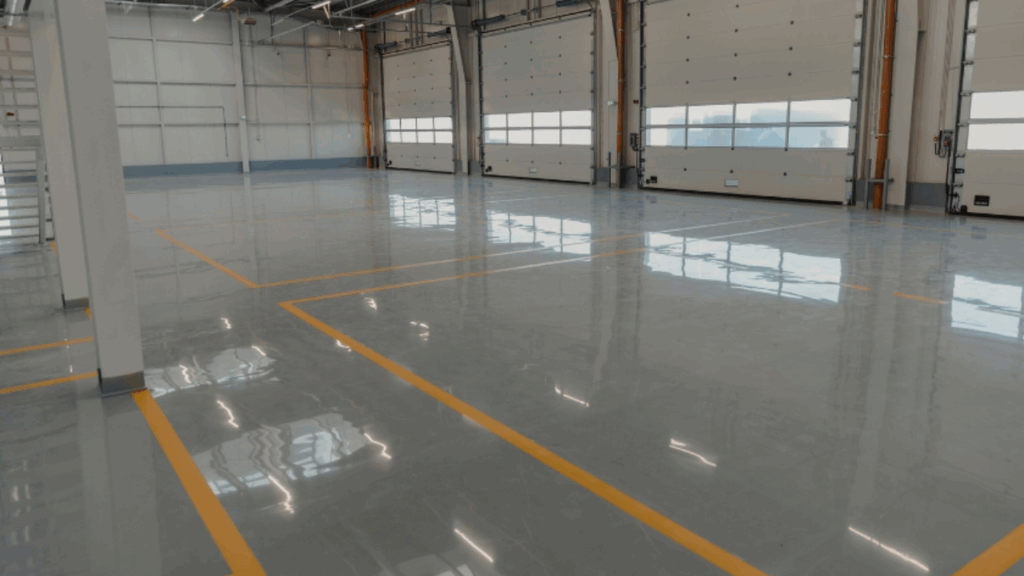 piso para oficina branco