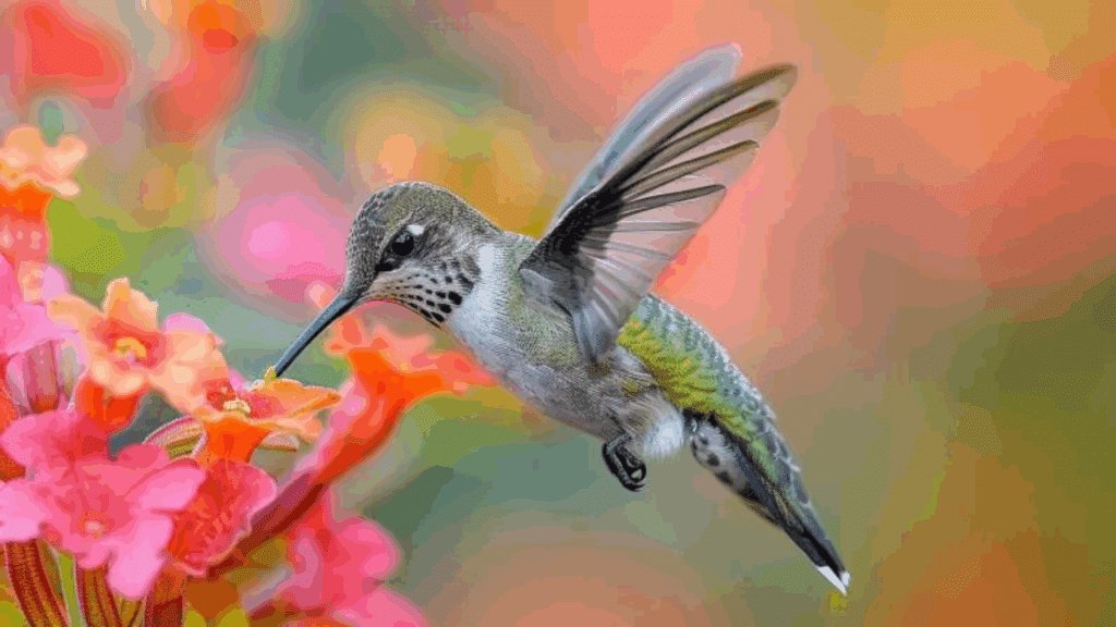 imagem representa plantas que atraem beija-flor