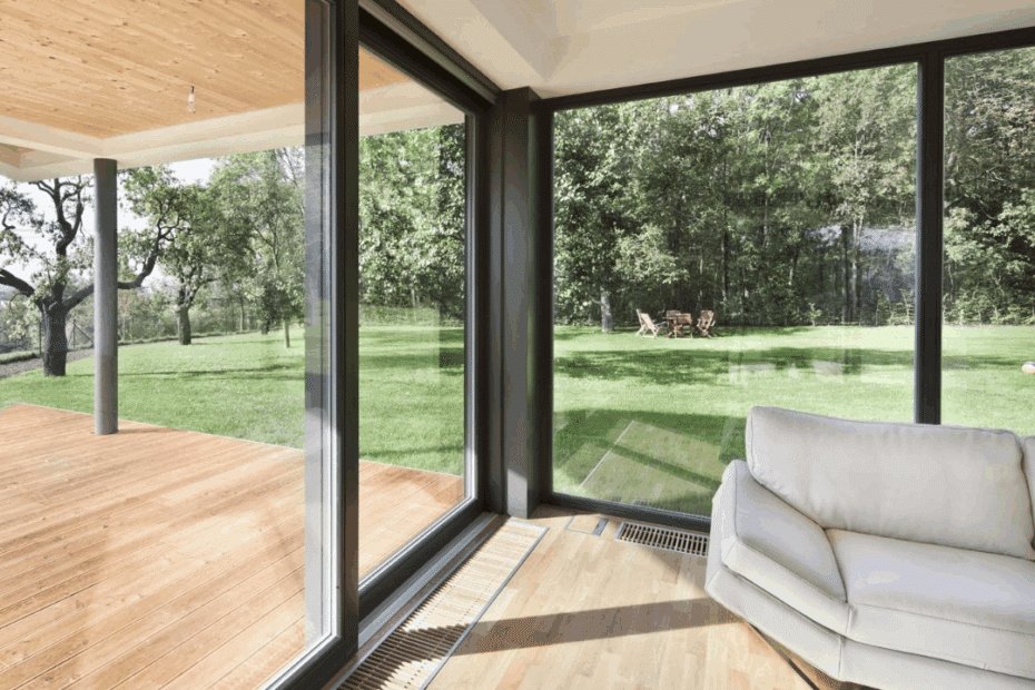 exemplo de esquadrias de aluminio em residencia